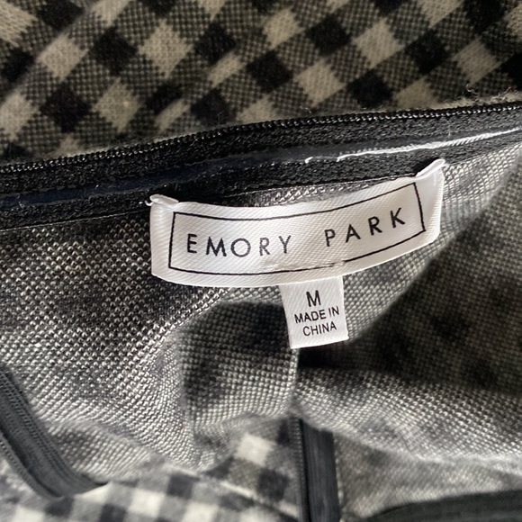 Embroidered Heart Decal Plaid Dress - Picture 5 of 6